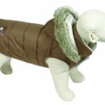 Doggy Things Puffa Jacket, L, Brown