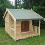 Luxury Dog Kennel Summerhouse with Veranda New Model Design for 2013 Suitable for 2 Dogs