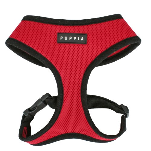 Puppia Soft Harness, M, Red