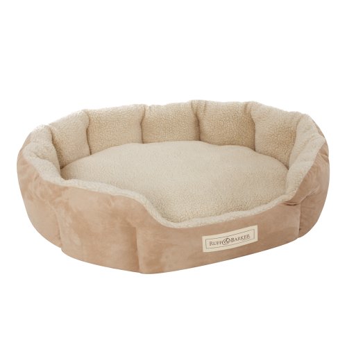 Ruff & Barker® Oval Dog Bed - NATURAL Dog Nest - LARGE Dog ...