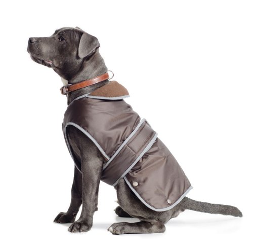 Ancol Muddy Paws Coat and Chest Protector, M, Chocolate