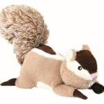 Plush Squeaky Squirrel Dog Toy (24 cm)