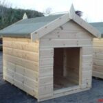 Quality Dog Kennel for Large Dog Traditional Style made with Swedish Redwood Timber T&G.  Please note Restricted Delivery Areas