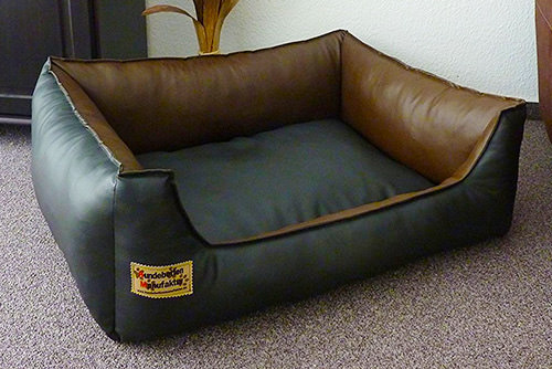 Similpelle Dog Bed Sofa Artificial, Leather Pet Bed