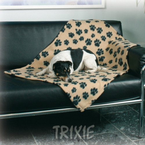 Trixie Beany Fleece Blanket, 100  70 cm, Beige