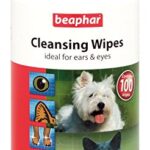 Beaphar Cat & Dog Cleansing Wipes Ideal For Ears And Eyes, 100 Hygienic Wipes