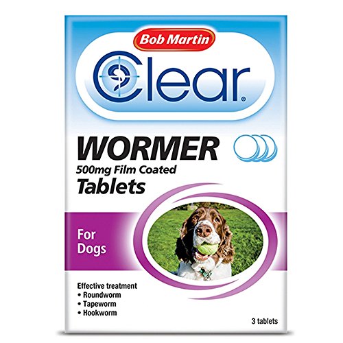 Bob Martin Clear Wormer Tablets for Large Dogs