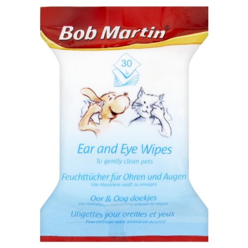 Bob Martin Ear and Eye Wipes, Pack of 30