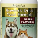 Naturvet Brewers Yeast and Garlic Tablets, 500 Pills