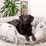 Knuffelwuff Cuddly Dog Bed With Two Functions L bis XXL Red Or Black Elements
