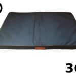 Ellie-Bo Black Waterproof Memory Foam Orthopaedic Dog Bed for Dog Cage/ Crate Large 36-inch