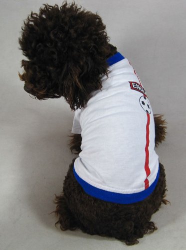England Dog Football T-Shirt – 6 Sizes | Dog outfit.co.uk