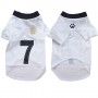 PAWZ Road Pet Dog Soccer Clothes Puppy Football T-shirt Dog Sweater for England Home Sport Jersey