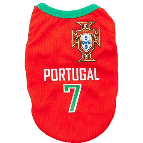 Animally Portugal Shirt for Dogs - Football Dog Pet Clothes Shirt Apparel