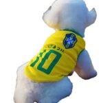 Bigood Pet Dog Breathable Soccer Clothes Football T-shirt Vest