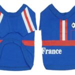 France Dog Football T-Shirt - 6 Sizes