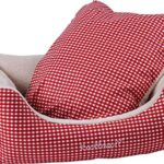 Knuffelwuff Cosy Dog Bed Lina Size M to XXXL Red