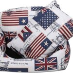 Knuffelwuff Dog Sofa Waterproof Dog Bed Sizes: S-M oder XXL, Black or Flags